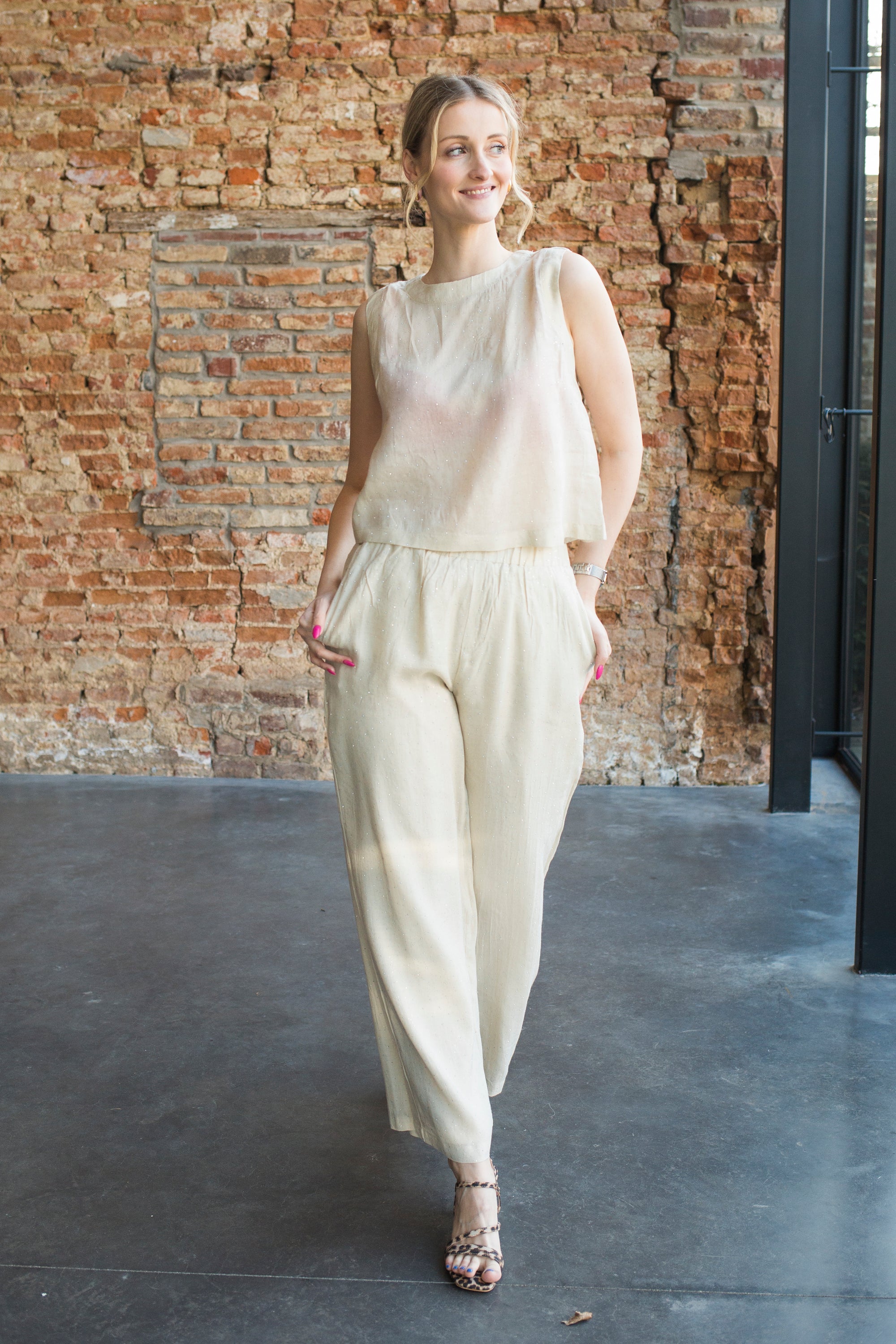 OCEANE TOP - BEIGE